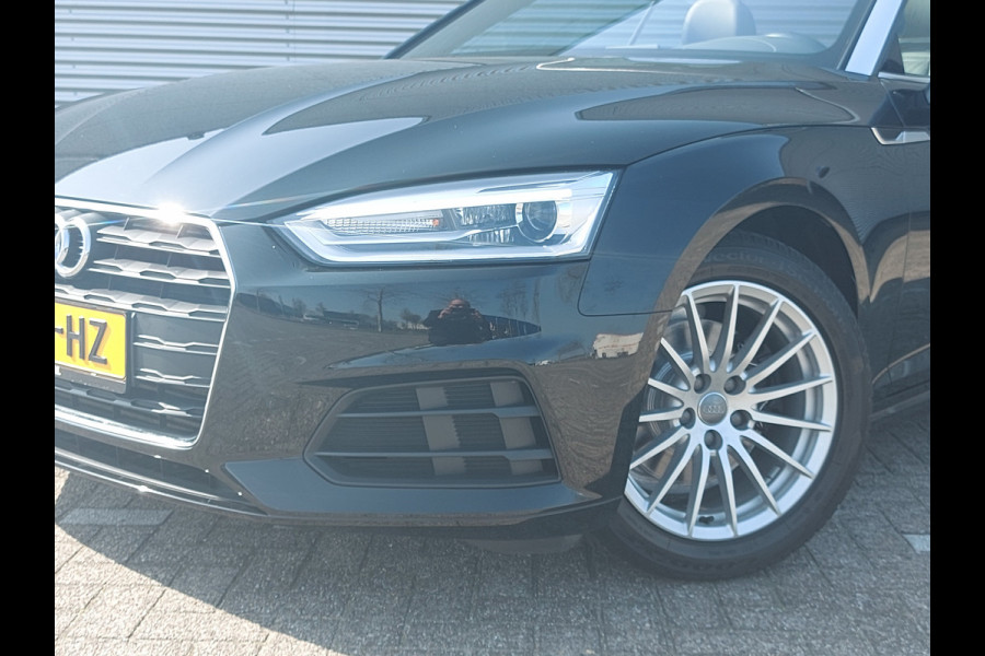 Audi A5 Cabriolet 2.0 TFSI MHEV Pro Line Automaat, airco,navigatie,stoelverwarming,lederen bekleding,parkeersensoren,