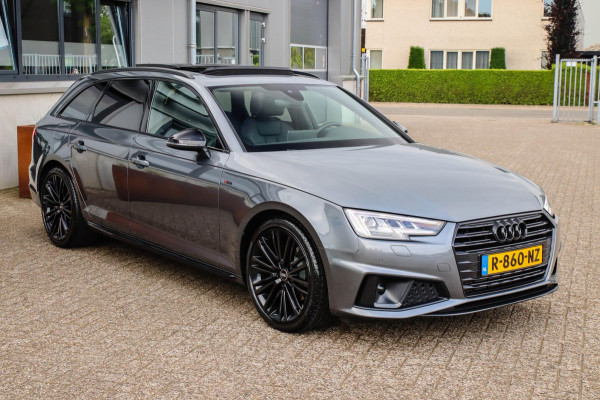 Audi A4 Avant 40 2.0TFSI S line Black Edition Facelift 190pk S-Tronic 2e|DLR|Panoramadak|Virtual Cockpit|Leder|LED Matrix|Black|19