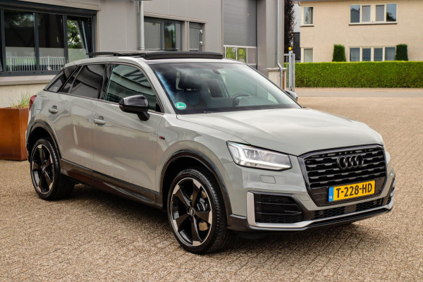 Audi Q2 1.4 TFSI CoD Sport Pro Line S S-line 150pk S-Tronic! 1e Eig|DLR|Panoramadak|LED Matrix|3D Knippers|Camera|B&O|Black|19inch