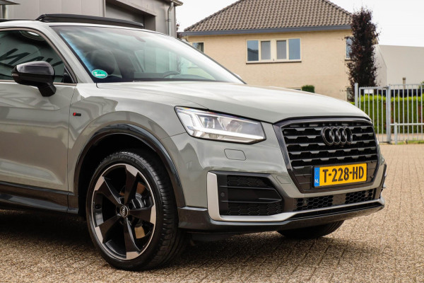 Audi Q2 1.4 TFSI CoD Sport Pro Line S S-line 150pk S-Tronic! 1e Eig|DLR|Panoramadak|LED Matrix|3D Knippers|Camera|B&O|Black|19inch