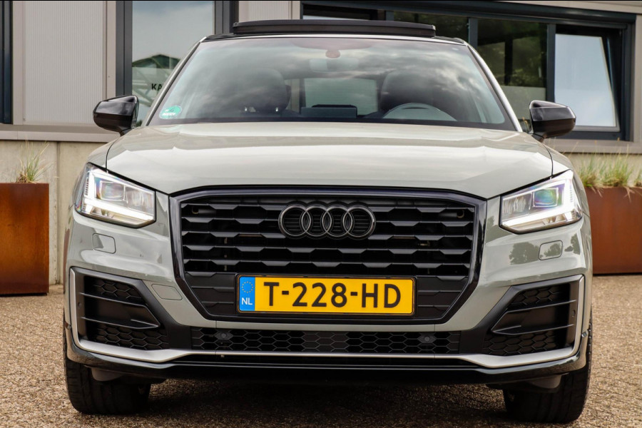 Audi Q2 1.4 TFSI CoD Sport Pro Line S S-line 150pk S-Tronic! 1e Eig|DLR|Panoramadak|LED Matrix|3D Knippers|Camera|B&O|Black|19inch