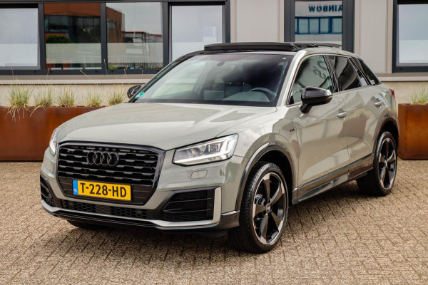 Audi Q2 1.4 TFSI CoD Sport Pro Line S S-line 150pk S-Tronic! 1e Eig|DLR|Panoramadak|LED Matrix|3D Knippers|Camera|B&O|Black|19inch