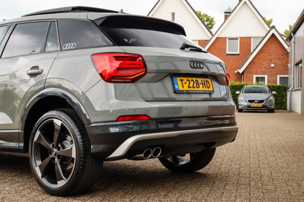 Audi Q2 1.4 TFSI CoD Sport Pro Line S S-line 150pk S-Tronic! 1e Eig|DLR|Panoramadak|LED Matrix|3D Knippers|Camera|B&O|Black|19inch