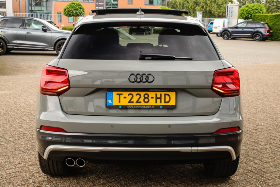 Audi Q2 1.4 TFSI CoD Sport Pro Line S S-line 150pk S-Tronic! 1e Eig|DLR|Panoramadak|LED Matrix|3D Knippers|Camera|B&O|Black|19inch