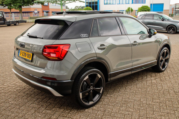 Audi Q2 1.4 TFSI CoD Sport Pro Line S S-line 150pk S-Tronic! 1e Eig|DLR|Panoramadak|LED Matrix|3D Knippers|Camera|B&O|Black|19inch