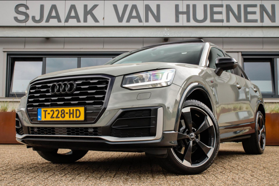 Audi Q2 1.4 TFSI CoD Sport Pro Line S S-line 150pk S-Tronic! 1e Eig|DLR|Panoramadak|LED Matrix|3D Knippers|Camera|B&O|Black|19inch