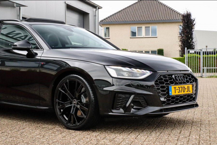 Audi A4 Avant 40 2.0 TFSI S line Black Edition Facelift 190pk S-Tronic! DLR|Panoramadak|Virtual Cockpit|Leder|LED Matrix|ACC|Black