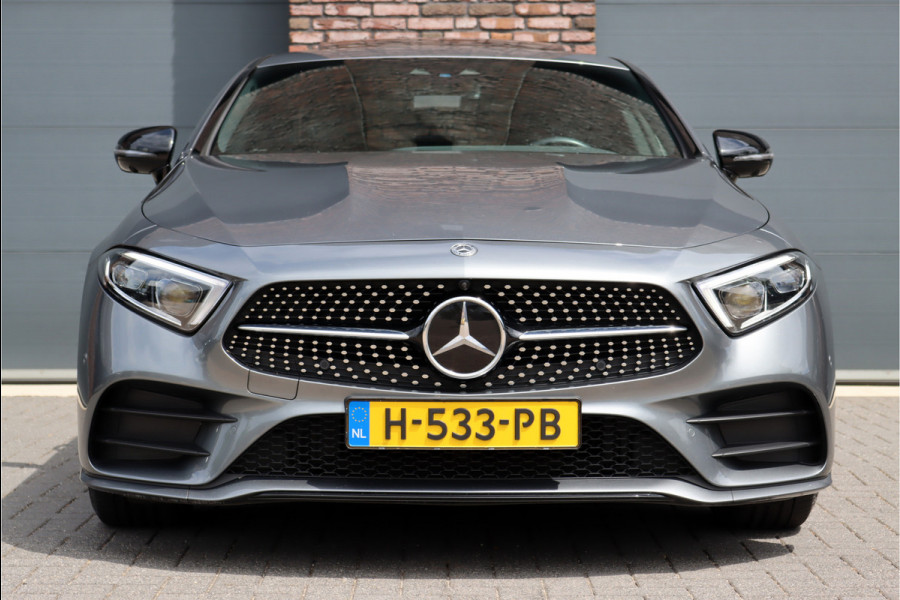Mercedes-Benz CLS-Klasse 450 4-MATIC Premium+ AMG Line Aut9 | Luchtvering | Soft-close | Distronic+ | Schuifdak | Memory | Burmester | Keyless-Go | Stoelverwarming/-ventilatie | Multibeam LED |