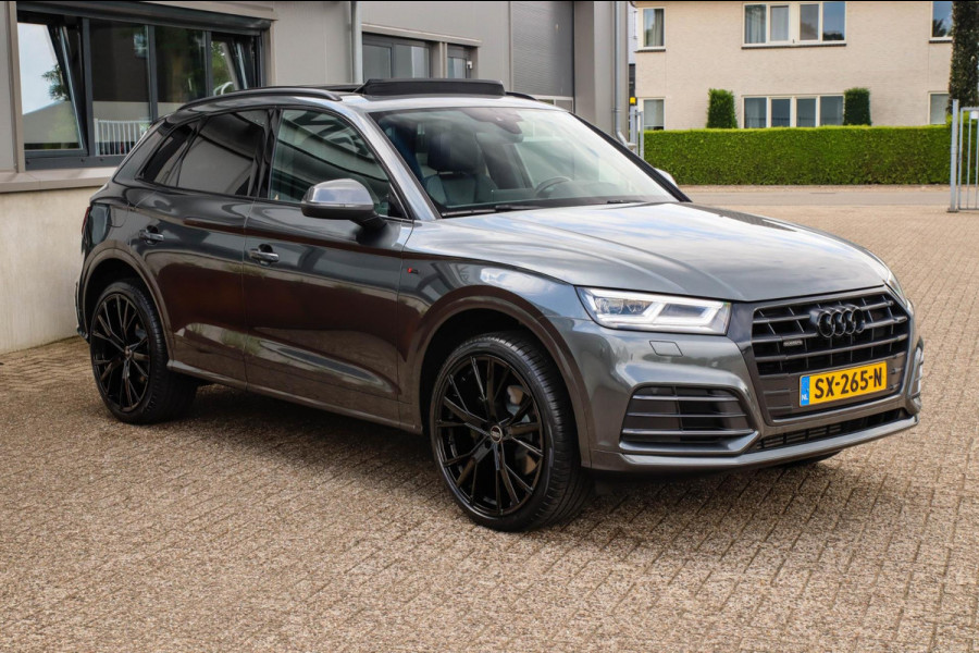 Audi Q5 2.0 TFSI Quattro Pro Line S S-Line 252pk Automaat! 1e Eig|Panoramadak|Virtual Cockpit|Leder elektrisch|B&O|Camera|Black|22