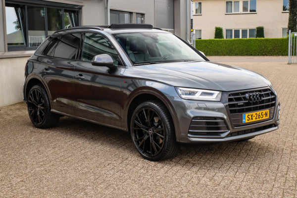 Audi Q5 2.0 TFSI Quattro Pro Line S S-Line 252pk Automaat! 1e Eig|Panoramadak|Virtual Cockpit|Leder elektrisch|B&O|Camera|Black|22