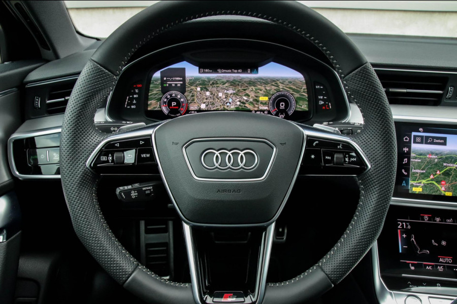 Audi A6 Avant 45 2.0TFSI Quattro S line Edition 245pk Automaat! 1e|Panoramadak|Virtual Cockpit|Leder|LED Matrix|B&O|Black|22inch