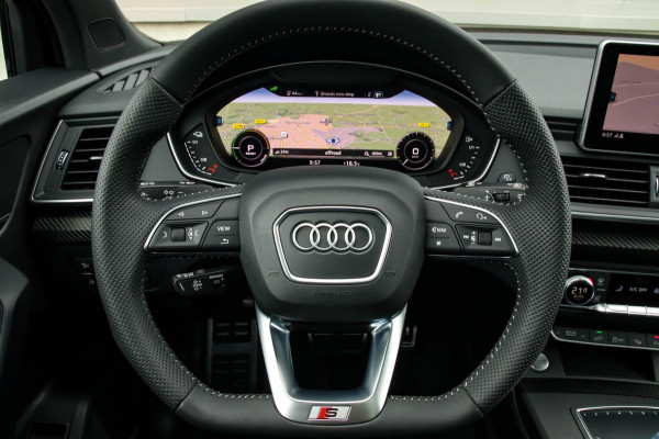 Audi Q5 55 TFSI e Quattro Competition Pro Line S S-Line 367pk Automaat 1e|Panoramadak|Virtual Cockpit|Kuipstoelen|LED Matrix|Black