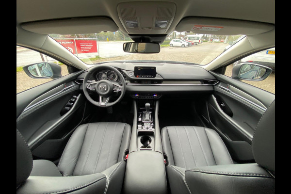 Mazda 6 Sportbreak 2.0 SkyActiv-G 165 Business Automaat |Fabrieksgarantie tot 2029! | Adaptive Cruise | Leder |