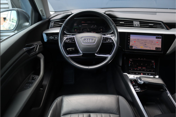 Audi e-tron e-tron 50 Quattro Launch edition plus 71 kWh, 31.000,- netto ex, Luchtvering, Panoramadak, Leder, Memory, Adaptieve Cruise Control, Standkachel, MMI Navigation Plus, DAB, Hulppakket Tour, Stoelverwarming, LED, Etc.