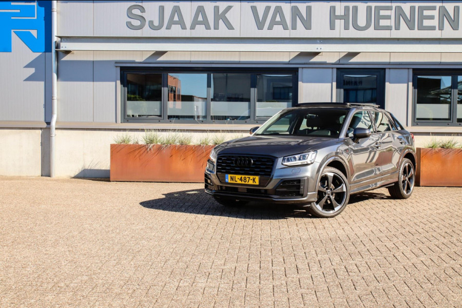 Audi Q2 1.4 TFSI CoD Sport Pro Line S S-line 150pk S-Tronic! Origineel NL|Panoramadak|LED Matrix|3D Knipper|Sfeerverlichting|Black