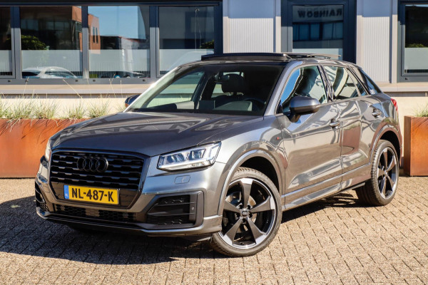 Audi Q2 1.4 TFSI CoD Sport Pro Line S S-line 150pk S-Tronic! Origineel NL|Panoramadak|LED Matrix|3D Knipper|Sfeerverlichting|Black