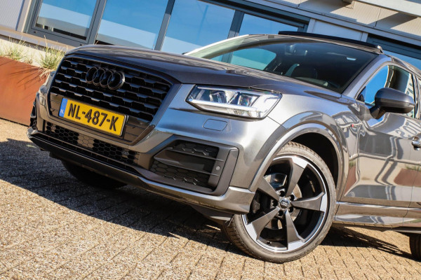 Audi Q2 1.4 TFSI CoD Sport Pro Line S S-line 150pk S-Tronic! Origineel NL|Panoramadak|LED Matrix|3D Knipper|Sfeerverlichting|Black