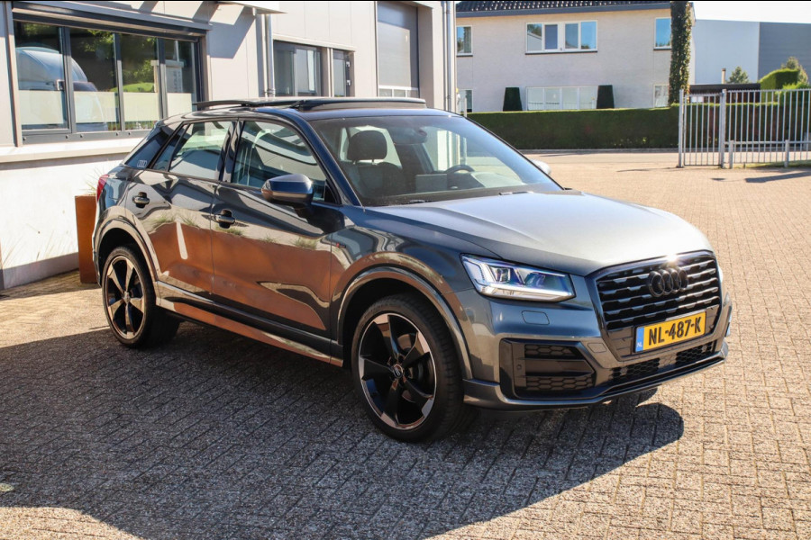 Audi Q2 1.4 TFSI CoD Sport Pro Line S S-line 150pk S-Tronic! Origineel NL|Panoramadak|LED Matrix|3D Knipper|Sfeerverlichting|Black