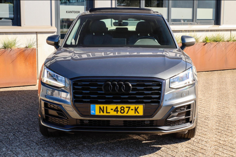 Audi Q2 1.4 TFSI CoD Sport Pro Line S S-line 150pk S-Tronic! Origineel NL|Panoramadak|LED Matrix|3D Knipper|Sfeerverlichting|Black