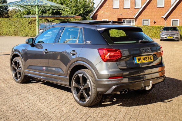 Audi Q2 1.4 TFSI CoD Sport Pro Line S S-line 150pk S-Tronic! Origineel NL|Panoramadak|LED Matrix|3D Knipper|Sfeerverlichting|Black