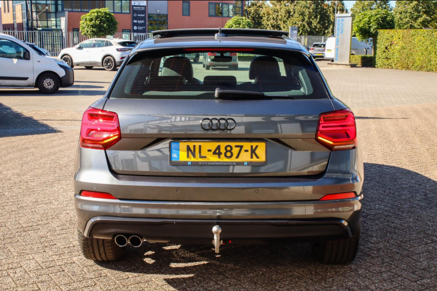 Audi Q2 1.4 TFSI CoD Sport Pro Line S S-line 150pk S-Tronic! Origineel NL|Panoramadak|LED Matrix|3D Knipper|Sfeerverlichting|Black