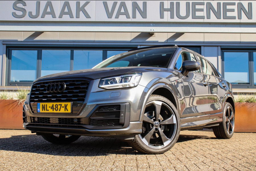 Audi Q2 1.4 TFSI CoD Sport Pro Line S S-line 150pk S-Tronic! Origineel NL|Panoramadak|LED Matrix|3D Knipper|Sfeerverlichting|Black