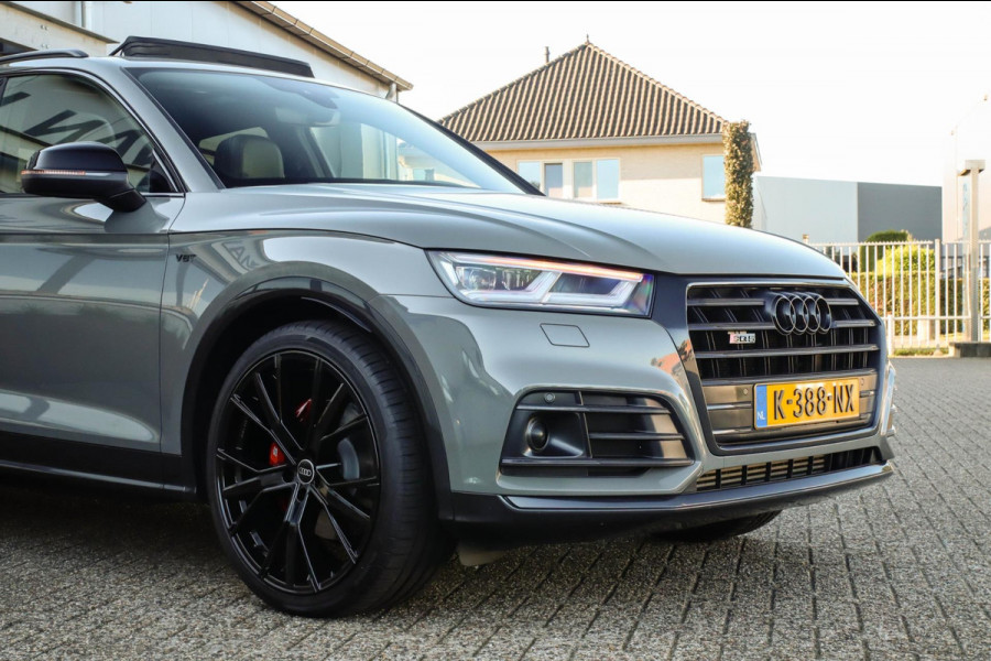 Audi Q5 3.0TFSI SQ5 Quattro S-Line 354pk Automaat! Dealer|Luchtvering|Kuipstoelen elektrisch|Panoramadak|Virtual Cockpit|Black|22