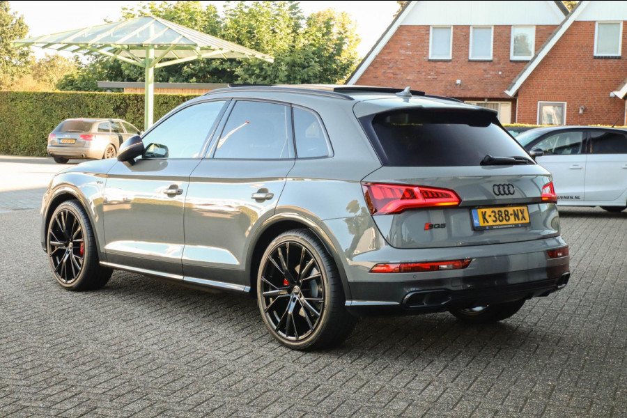 Audi Q5 3.0TFSI SQ5 Quattro S-Line 354pk Automaat! Dealer|Luchtvering|Kuipstoelen elektrisch|Panoramadak|Virtual Cockpit|Black|22