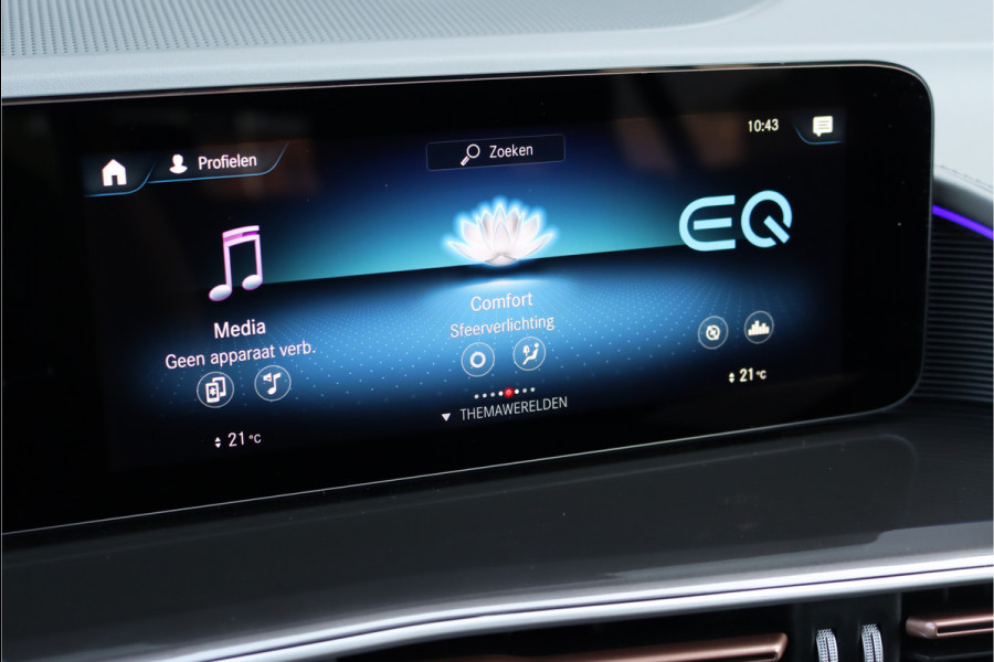 Mercedes-Benz EQC 400 4-MATIC AMG Line 80 kWh | ex BTW €49.000,- netto | Schuifdak | Head-up Display | Surround Camera | Trekhaak | Dodehoekassistent | Advanced Sound System | Stoelverwarming | Sfeerverlichting |
