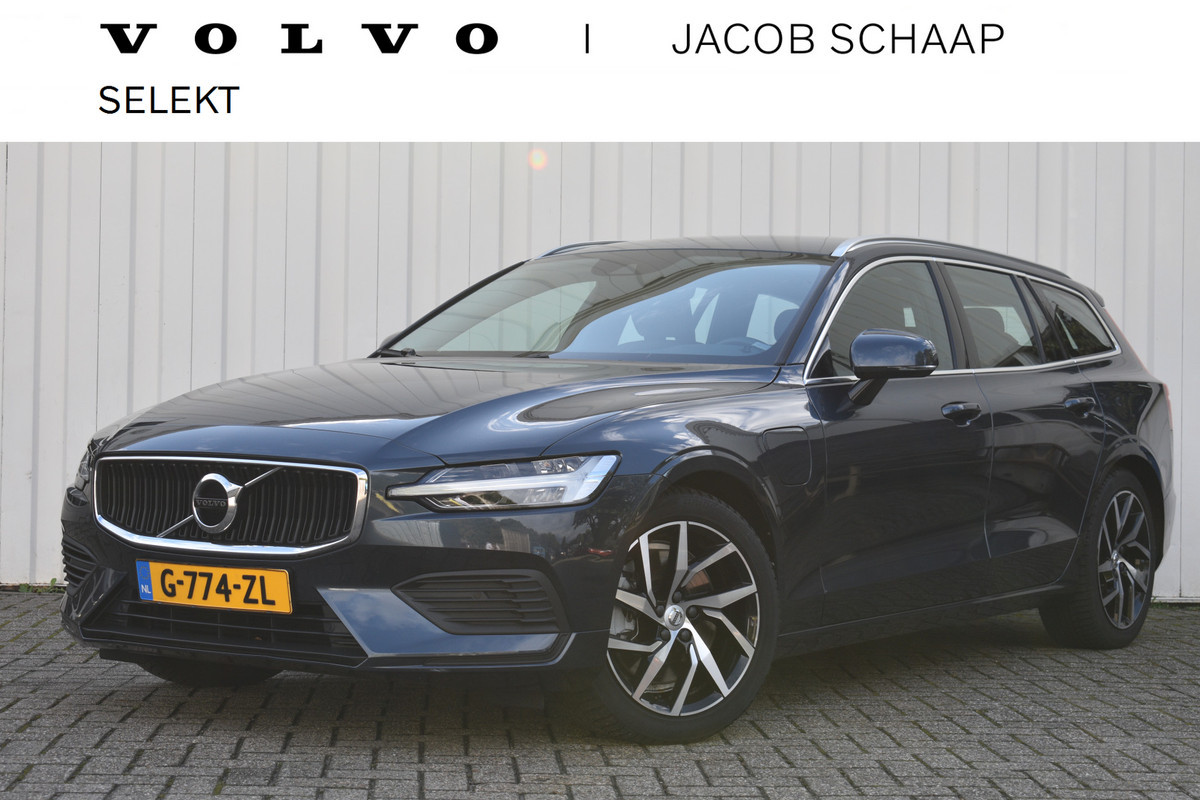 Volvo V60 T6 Recharge 340pk AWD Momentum Pro | El. Trekhaak | BLIS | Leder | Camera