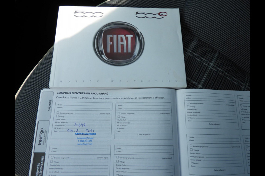 Fiat 500C 1.2i Cabrio Lounge NAVI/AIRCO/CRUISE/PDC/LMV!