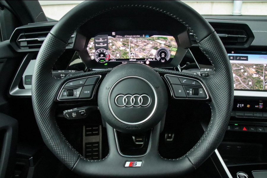 Audi A3 45 TFSIe 45TFSI e PHEV S Edition S-line 245pk S-Tronic Elektrische Kuipstoelen|Virtual Cockpit|Panoramadak|LED Matrix|B&O