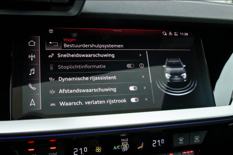 Audi A3 45 TFSIe 45TFSI e PHEV S Edition S-line 245pk S-Tronic Elektrische Kuipstoelen|Virtual Cockpit|Panoramadak|LED Matrix|B&O