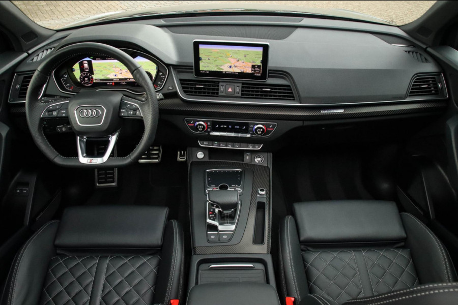 Audi Q5 55 TFSI e Quattro Competition Pro Line S S-Line 367pk Automaat Luchtvering|Panoramadak|Virtual Cockpit|S kuipstoelen|Black