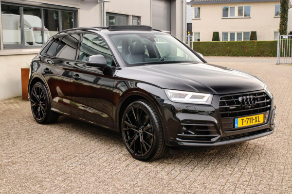 Audi Q5 55 TFSI e Quattro Competition Pro Line S S-Line 367pk Automaat Luchtvering|Panoramadak|Virtual Cockpit|S kuipstoelen|Black