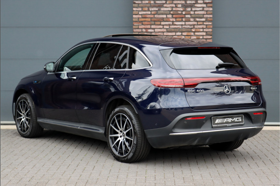 Mercedes-Benz EQC 400 4-MATIC AMG Line 80 kWh | ex BTW 45.000,- | Schuifdak | Distronic+ | Memory | Verwarmd Stuurwiel | Surround Camera | Leder | Keyless Go | Augmented Reality | Voorklimatisering |