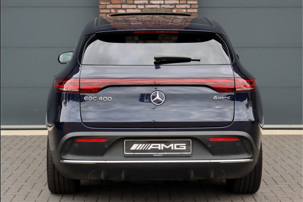 Mercedes-Benz EQC 400 4MATIC AMG Line 80 kWh, 45.000,- Ex BTW, Schuif-/Kanteldak, Surround Camera, Memory, Leder, Keyless Go, Stuurwielverwarming, Distronic+, Augmented Reality, Voorklimatisering, Etc.