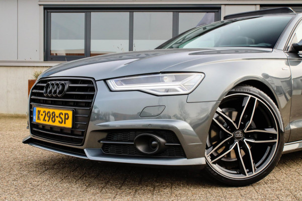 Audi A6 Avant 1.8 TFSI ultra Sport S-Line Automaat 190pk! 2e Eig|DLR|Panoramadak|Lederen sportstoelen|LED Matrix|ACC|HUD|Black|20