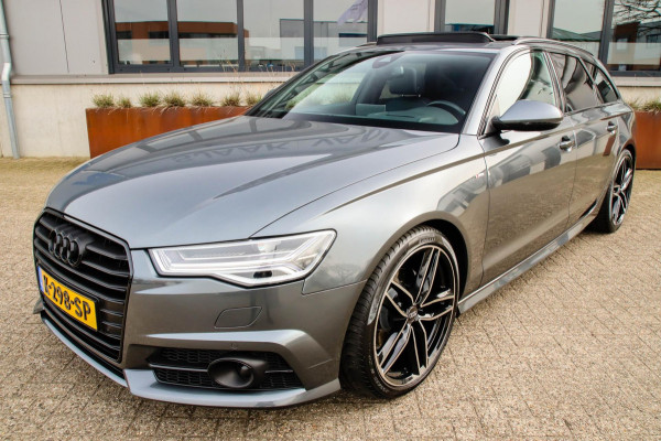 Audi A6 Avant 1.8 TFSI ultra Sport S-Line Automaat 190pk! 2e Eig|DLR|Panoramadak|Lederen sportstoelen|LED Matrix|ACC|HUD|Black|20