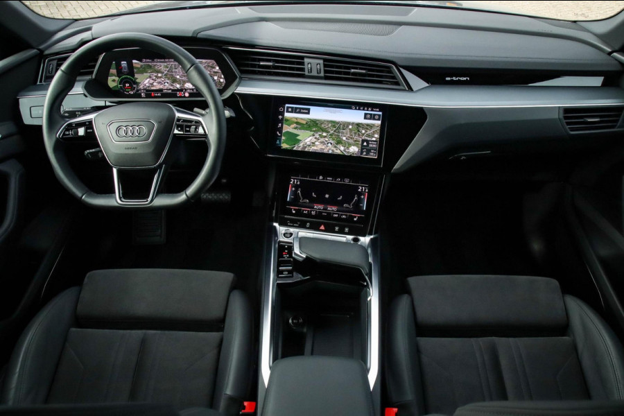 Audi e-tron Sportback 50 Quattro S Edition Pro Line S S-Line 313pk! EXCL BTW|1e|DLR|Virtual Cockpit|Luchtvering|360|Black|22inch