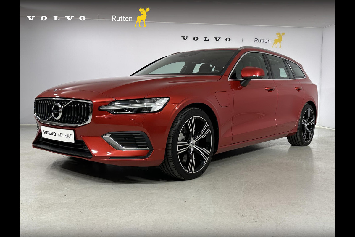 Volvo V60 T8 455PK Automaat Recharge AWD Inscription / Long Range / Climate pack / Park assist pack / adaptieve cruise Control / DAB+ / Navi