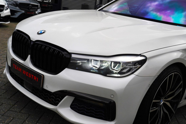 BMW 7 Serie 740Li High Executive | Panorama | Harman/Kardon | Adaptieve cruise | HuD | LED | Parelmoer wit | M-pakket | 20 inch |