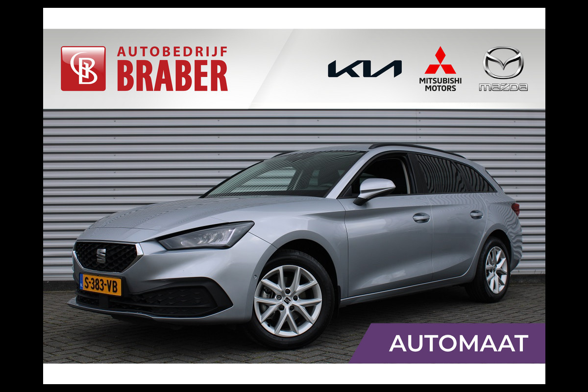 Seat Leon Sportstourer 1.5 eTSI DSG 150pk Style Business Intense | 16" LM | Stuurverwarming | Navi | Cruise | Parkeerassistent |