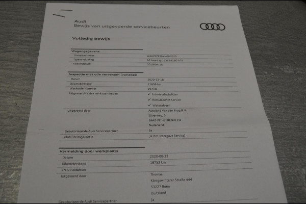 Audi A6 Avant 45 TFSI Quattro 3x S-Line / Pano / B&O / 20"