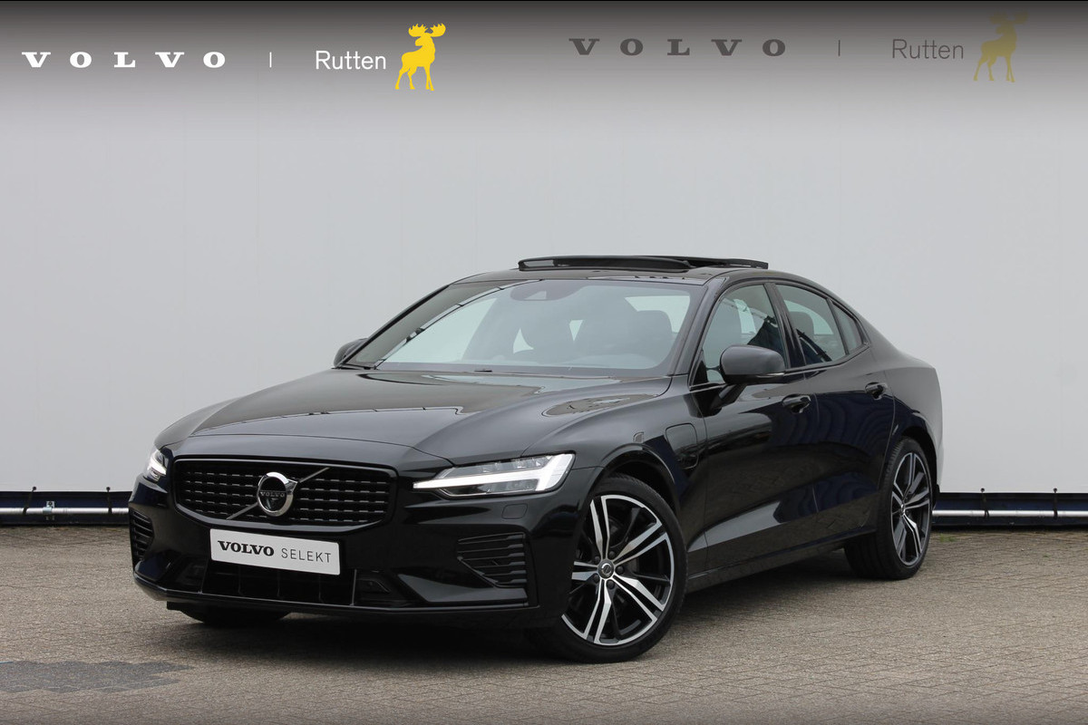 Volvo S60 T8 Recharge 390PK Automaat AWD R-Design Bowers&Wilkins Audio installatie / Panoramisch schuif-kanteldak / 360graden rondomzicht camera / 19" lichtmetalen velgen /