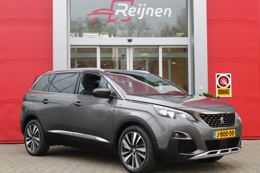 Peugeot 5008 1.2 130PK AUTOMAAT GT-LINE | NAVIGATIE | ACHTERUITRIJ CAMERA | 7-ZITS | KEYLESS ENTRY | DODEHOEK BEWAKING | FULL LED KOPLAMPEN | DAB+ | 19" LICHTMETALEN VELGEN | ZONNESCHERM |