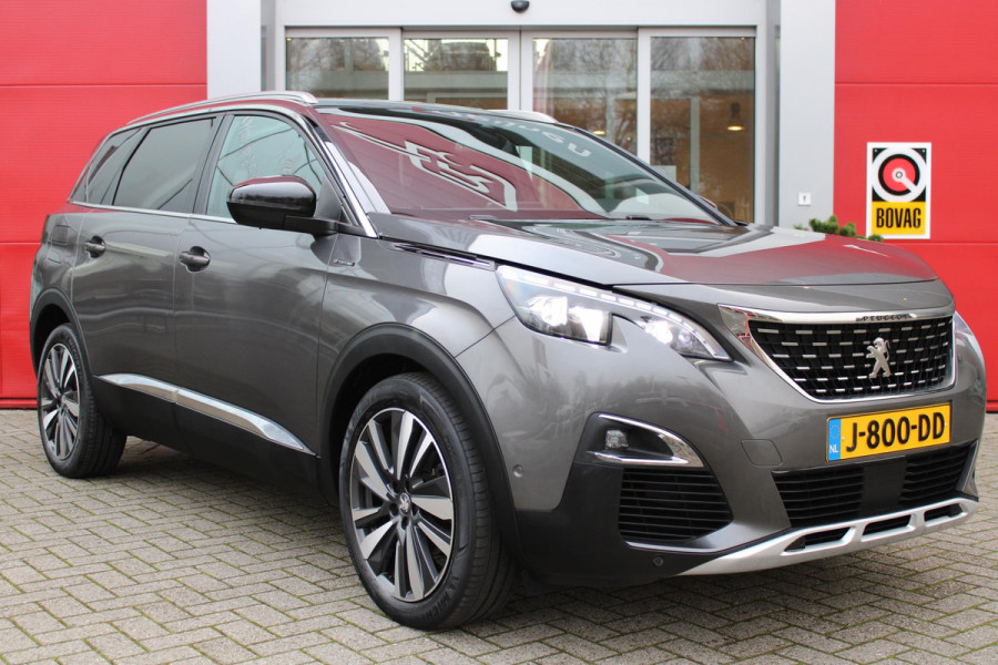 Peugeot 5008 1.2 130PK AUTOMAAT GT-LINE | NAVIGATIE | ACHTERUITRIJ CAMERA | 7-ZITS | KEYLESS ENTRY | DODEHOEK BEWAKING | FULL LED KOPLAMPEN | DAB+ | 19" LICHTMETALEN VELGEN | ZONNESCHERM |