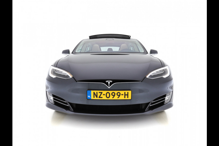 Tesla Model S 235 kw Base Premium-Pack Sound-Studio-Pack [ 3-Fase ] (INCL-BTW) *PANO | NAPPA-VOLLEDER |  FULL-LED | NAVI-FULLMAP | SURROUND-VIEW | KEYLESS |  AUTO-PILOT | LANE-ASSIST | DAB | VIRTUAL-COCKPIT | SPORT-SEATS | 19"ALU*