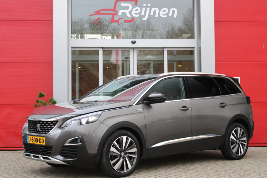 Peugeot 5008 1.2 130PK AUTOMAAT GT-LINE | NAVIGATIE | ACHTERUITRIJ CAMERA | 7-ZITS | KEYLESS ENTRY | DODEHOEK BEWAKING | FULL LED KOPLAMPEN | DAB+ | 19" LICHTMETALEN VELGEN | ZONNESCHERM |