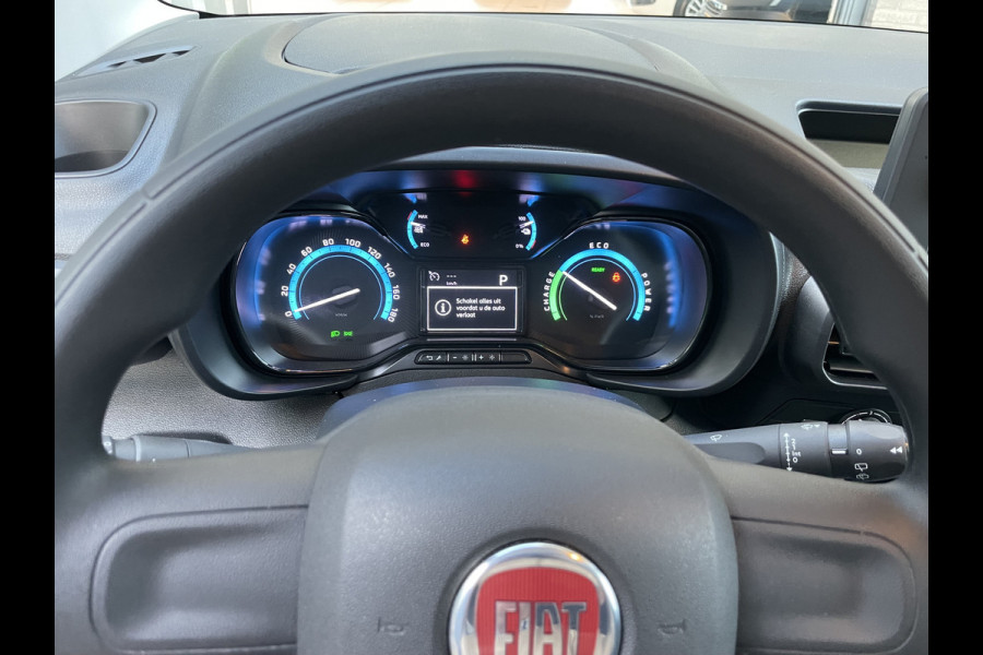Fiat E-Doblò 136 L1 50 kWh Airco - Cruise control - ParkS-A - Radio - USB - CD+AB - Ramen E-VZ - L-Steun - Zijschuifd-R - Laadvloer - Tussenschot-V